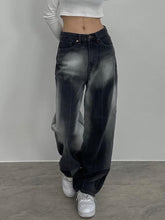 Low Rise Washed Loose-Fit Baggy Jeans
